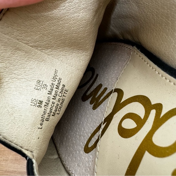 Sam Edelman Lounette Black Leather Mules - Picture 7 of 11